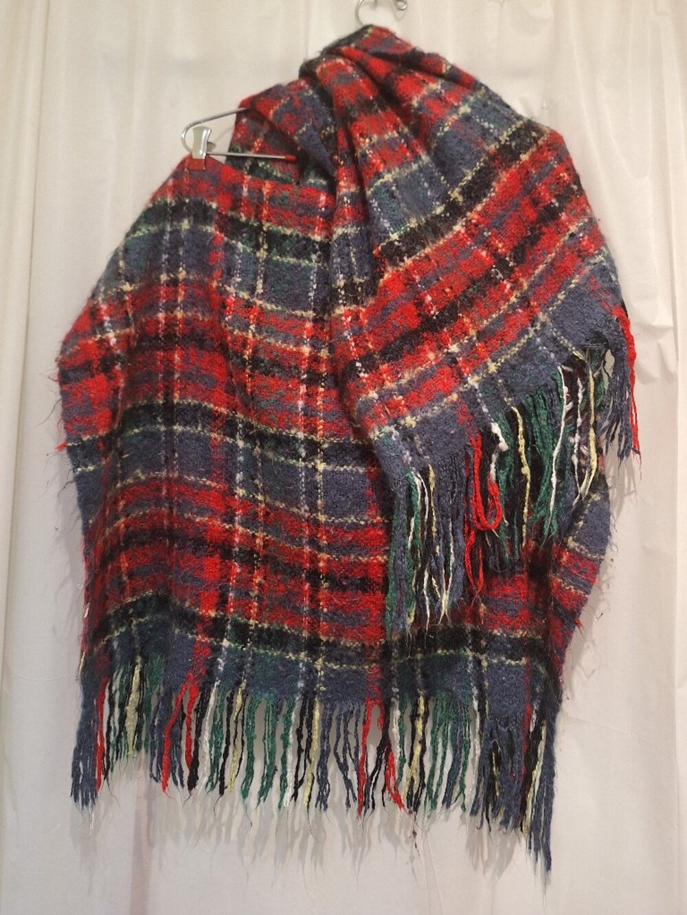 Scarf / Shawl Very festive, super soft, fluffy, and fuzzy. 30” wide x 72” long
